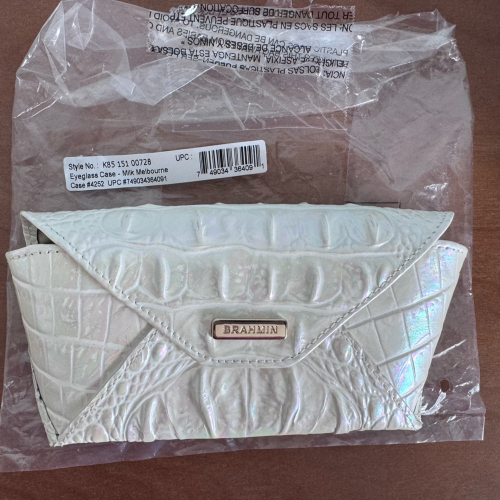 Brahmin Eyeglass Case in Melbourne Milk